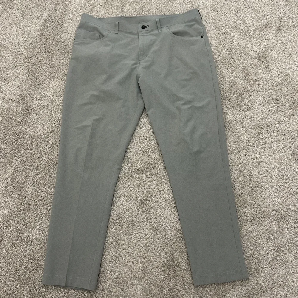 Public Rec Dealmaker Pants 38x32 (Fitts 38X30) Grey Stretch‎ Five-Pocket Chino